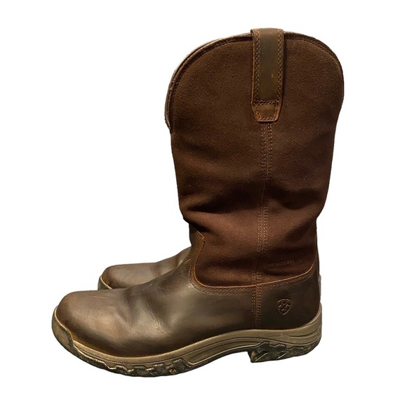 Ariat Other - Ariat Leather men’s work boots rambler style soft suede waterproof